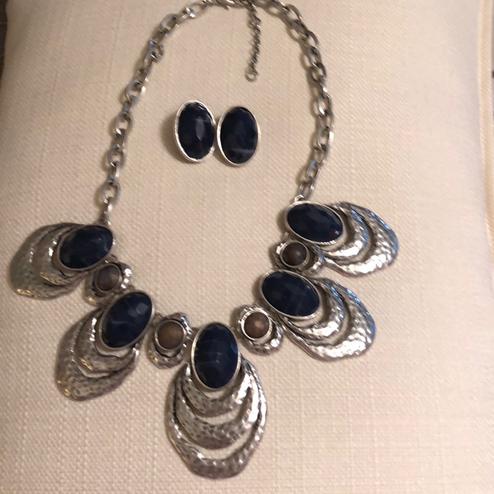 Necklace and earrings